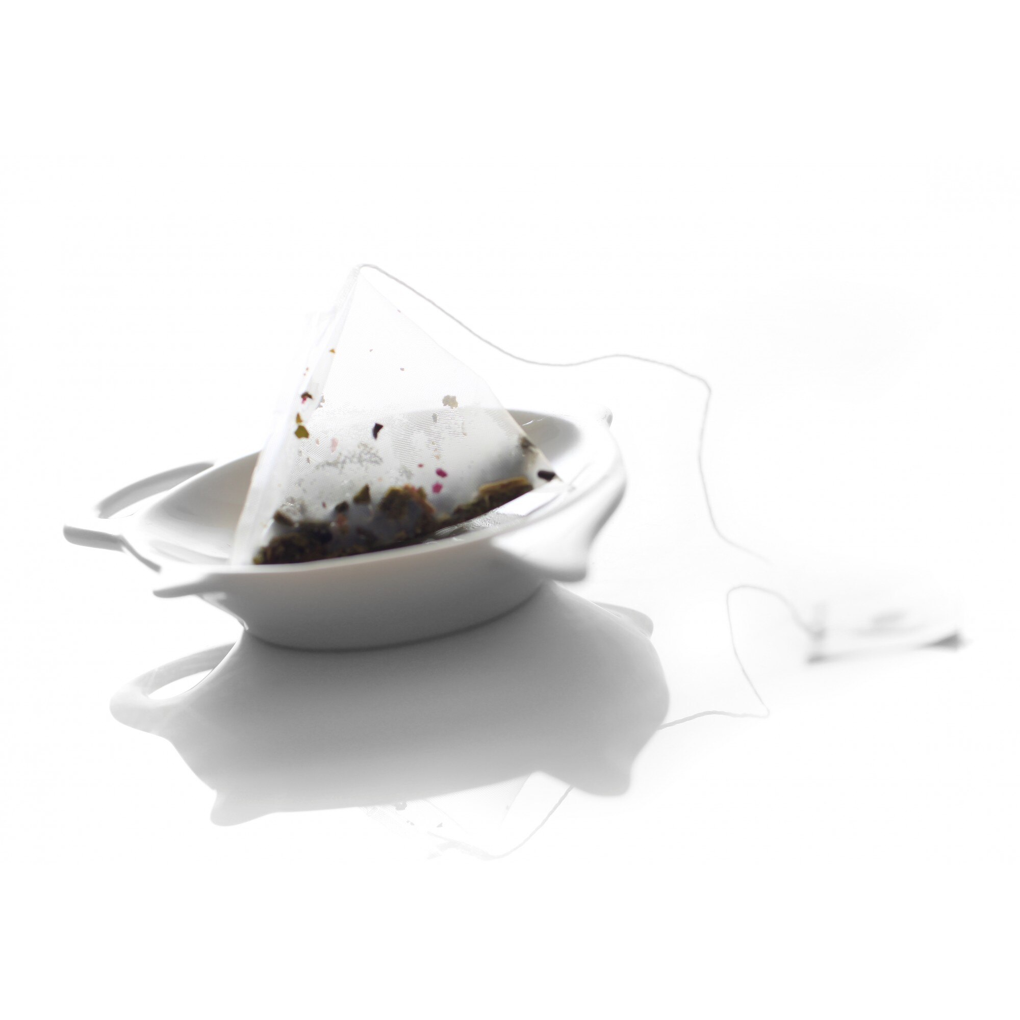 Set 6 buc. Vas servire pentru pliculete ceai, 90x(H)120 mm, portelan termorezistent, Hendi