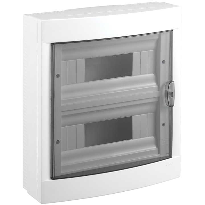 Tablou electric Viko VL-CS24.A, 2 randuri x 24 module, Montaj aparent, Alb