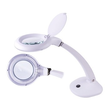 Lampa cu lupa, 3+12 dioptrii, bec T4, 12W Lampa cu lupa, 3+12 dioptrii, bec T4, 12W