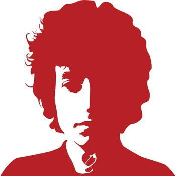 Bob Dylan - Sticker Decorativ - Rosu Cardinal - 83 x 83 cm Bob Dylan - Sticker Decorativ - Rosu Cardinal - 83 x 83 cm
