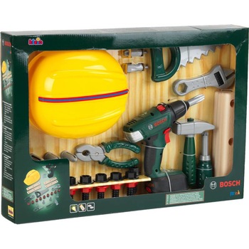 Set unelte cu surubelnita fara fir Bosch si 37 de accesorii Set unelte cu surubelnita fara fir Bosch si 37 de accesorii