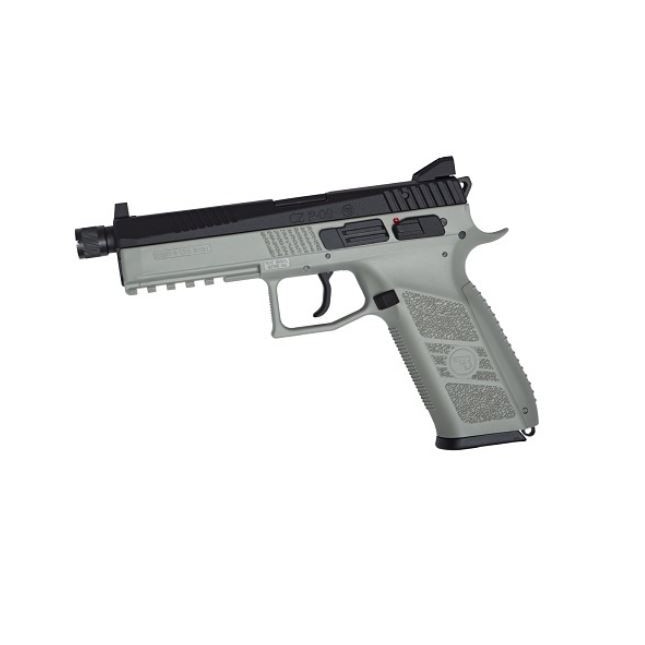 Pistol airsoft model CZ P-09 - GBB - CO2 - Urban Grey