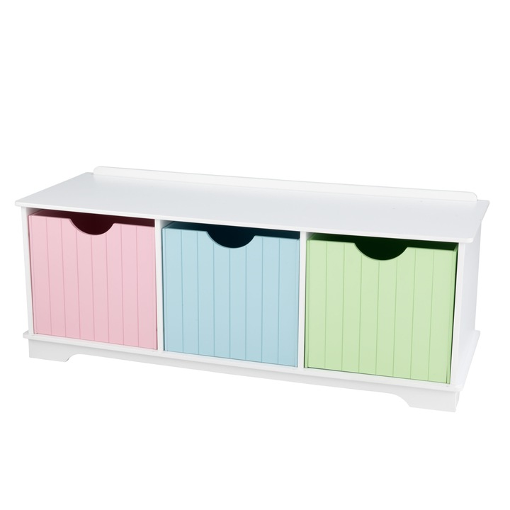 Tárolóhely játékok Nantucket Pastel Bench - Kidkraft
