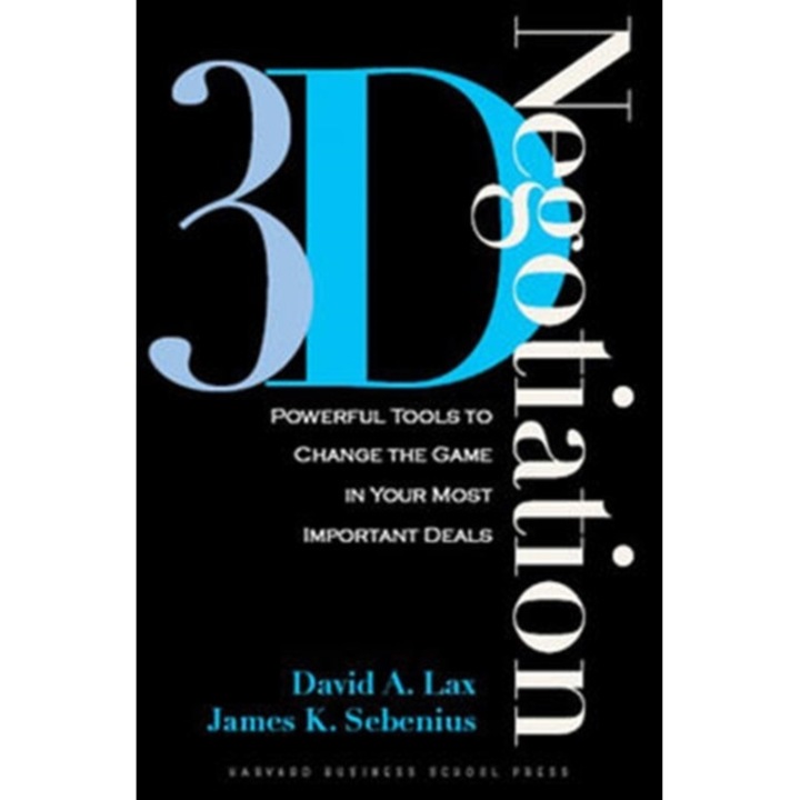 3-d Negotiation de David A. Lax