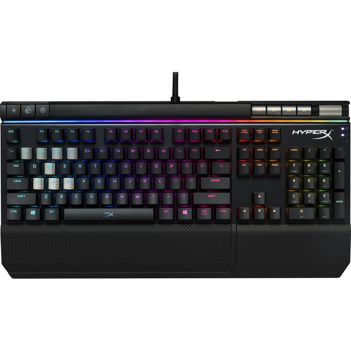 Tastatura gaming mecanica HyperX Alloy Elite RGB, Cherry MX Brown