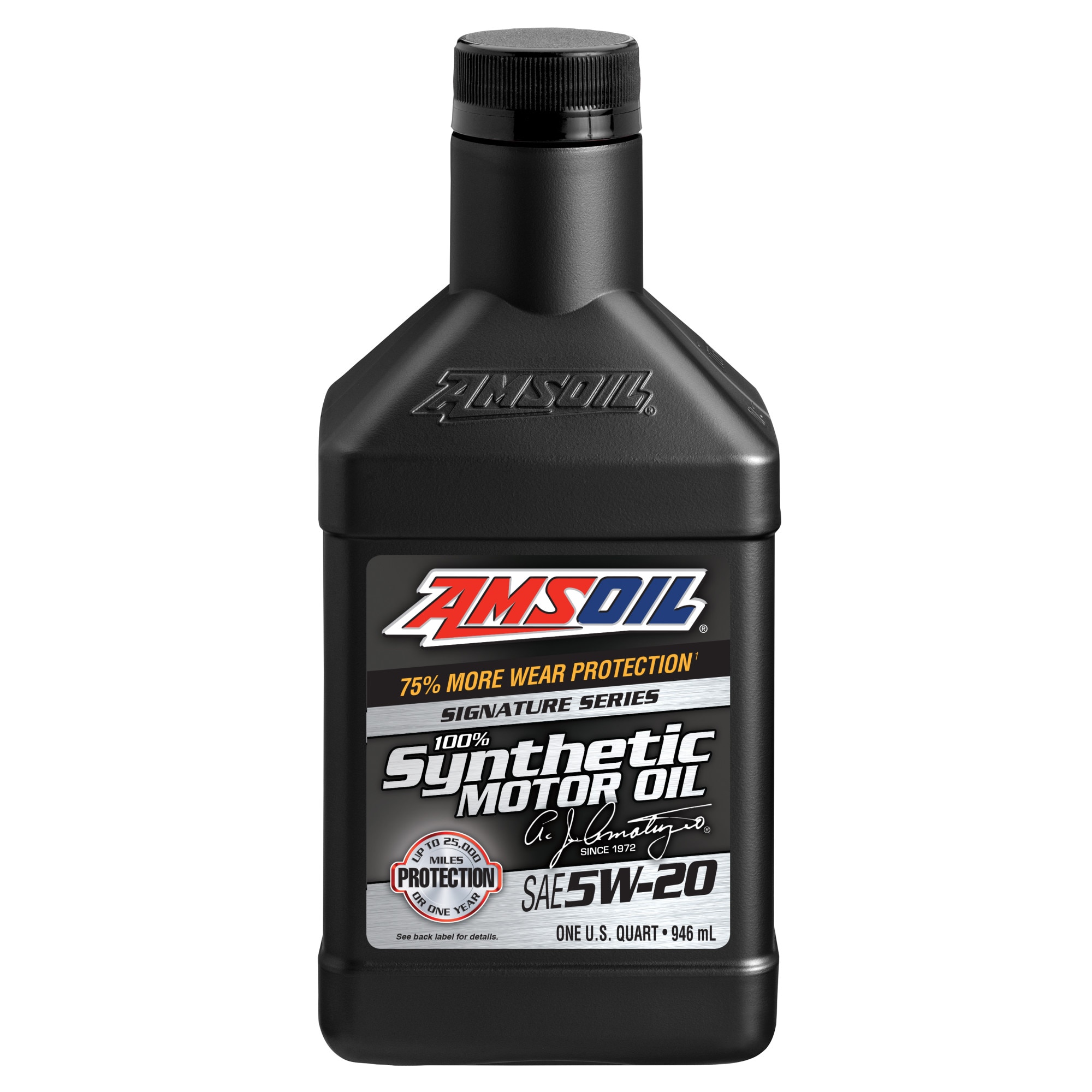 Ulei de Motor, Amsoil Signature Series 5W-20 Synthetic Motor Oil, Benzina/Diesel, 100% Sintetic, 946ML