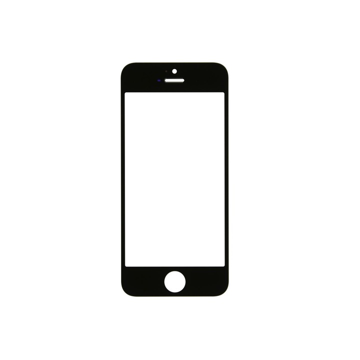 Стъкло за iPhone 5, черно