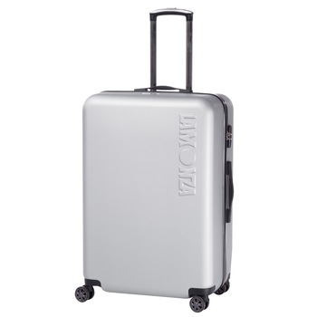 Troler Lamonza Steelcase, ABS, 75 cm, Argintiu Troler Lamonza Steelcase, ABS, 75 cm, Argintiu