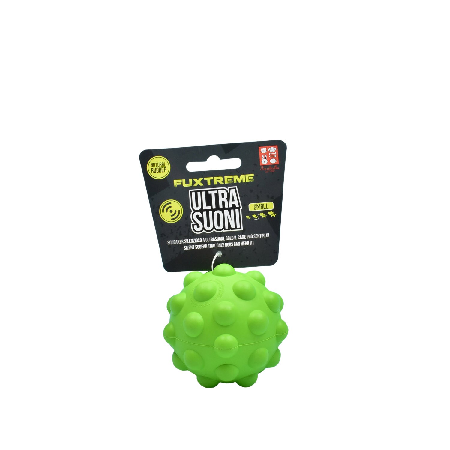 Jucarie pentru caini cu ultrasunete, Atomic Ball, S, 7.6 cm