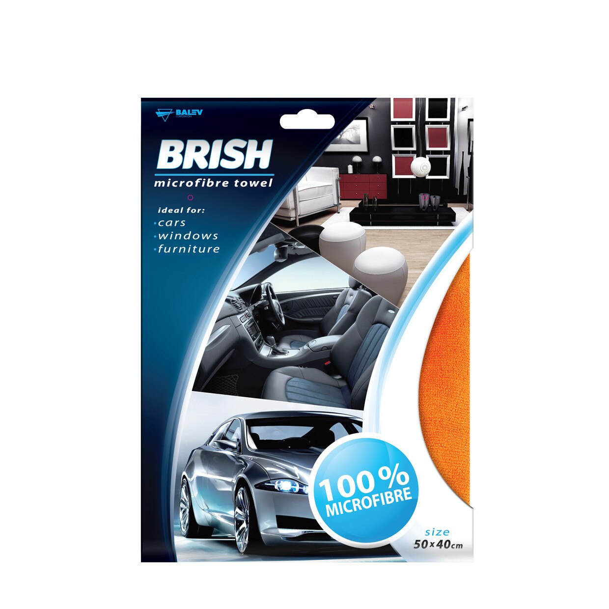 Laveta Microfibra Areon Orange