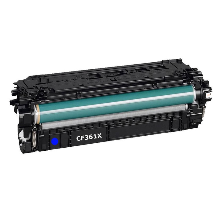 508X CF361X Cartus Toner compatibil HP 508X / CF361X, (c), albastru, pentru HP Laserjet M552, 9.500 pagini