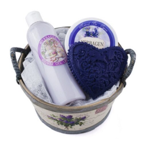 Set Cadou Cos Geluri de Dus cu Lavanda 470 g