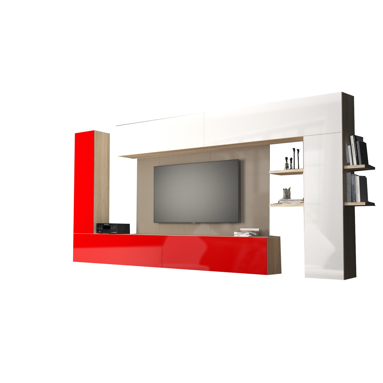 Set Mobilier Livingroom JOIN- 26, pal melaminat, 16 x 28 mm, Cant ABS 0.6 mm