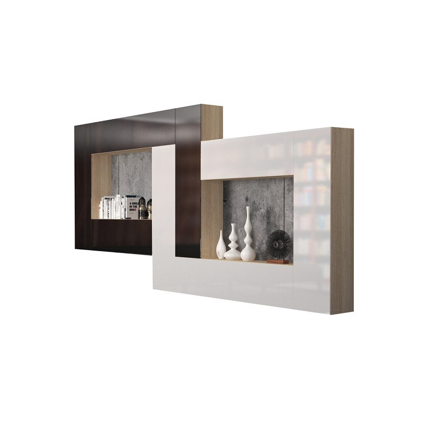 Set Mobilier Livingroom JOIN- 38, pal melaminat, 16 x 28 mm, Cant ABS 0.6 mm