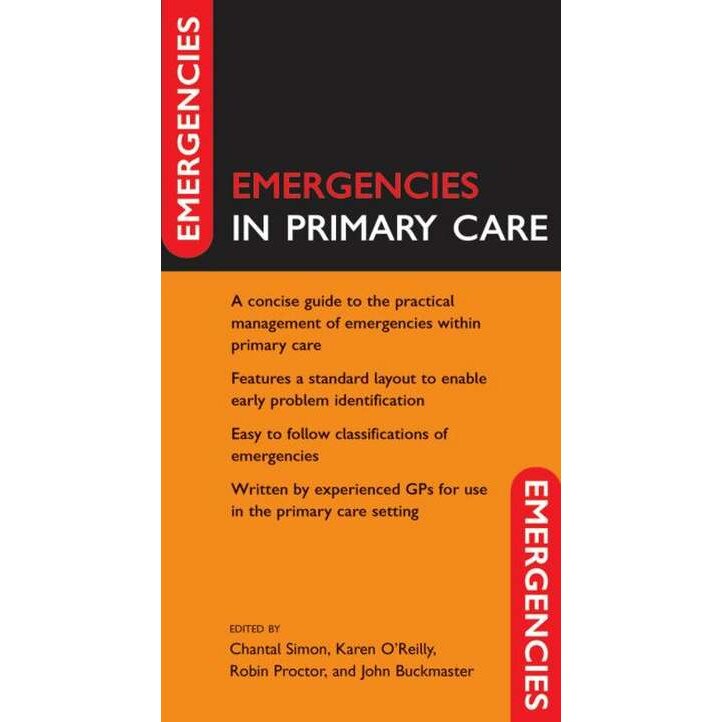 Emergencies in Primary Care de Chantal Simon