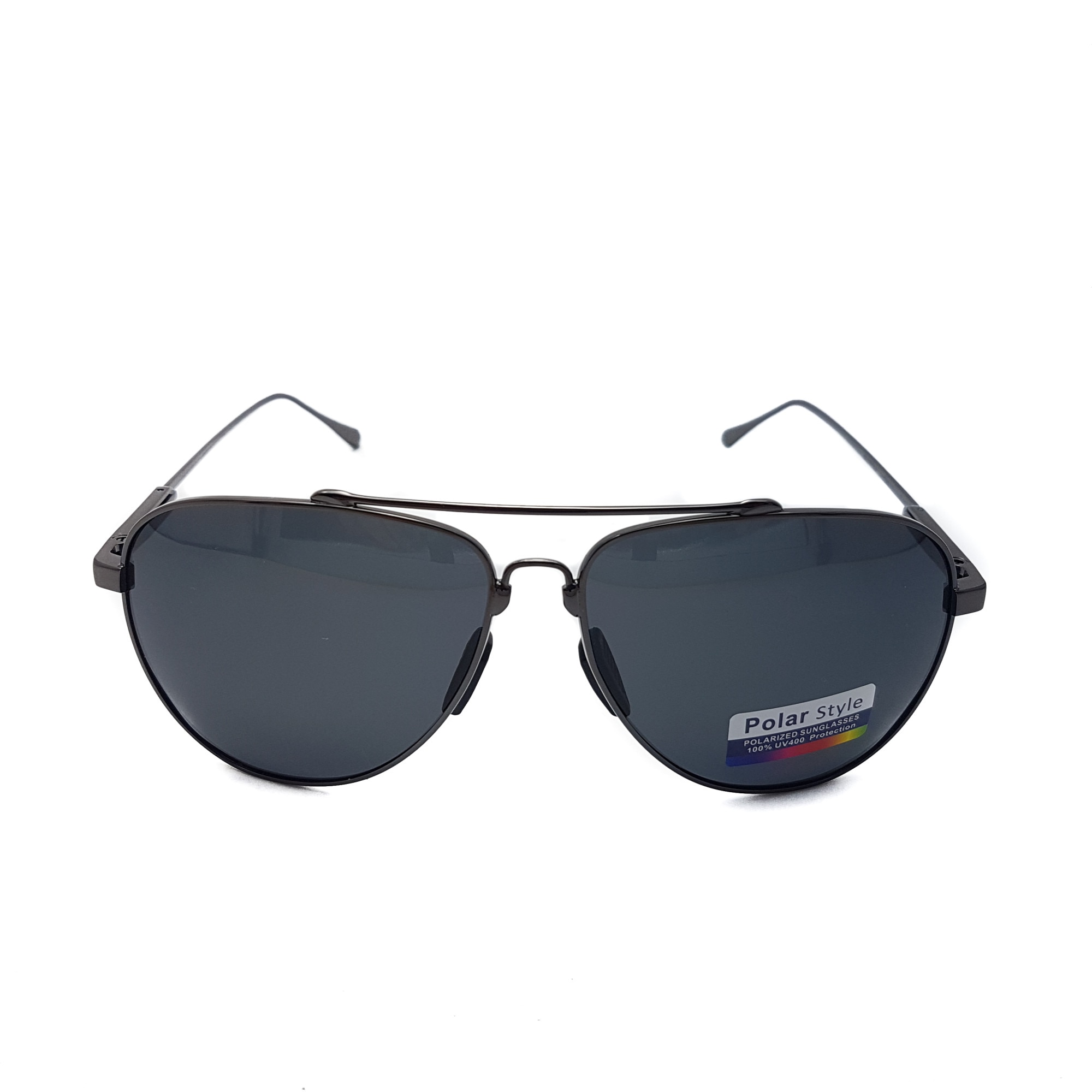 Ochelari de soare Polarizati, barbati, negru-gri metalic, 588-2