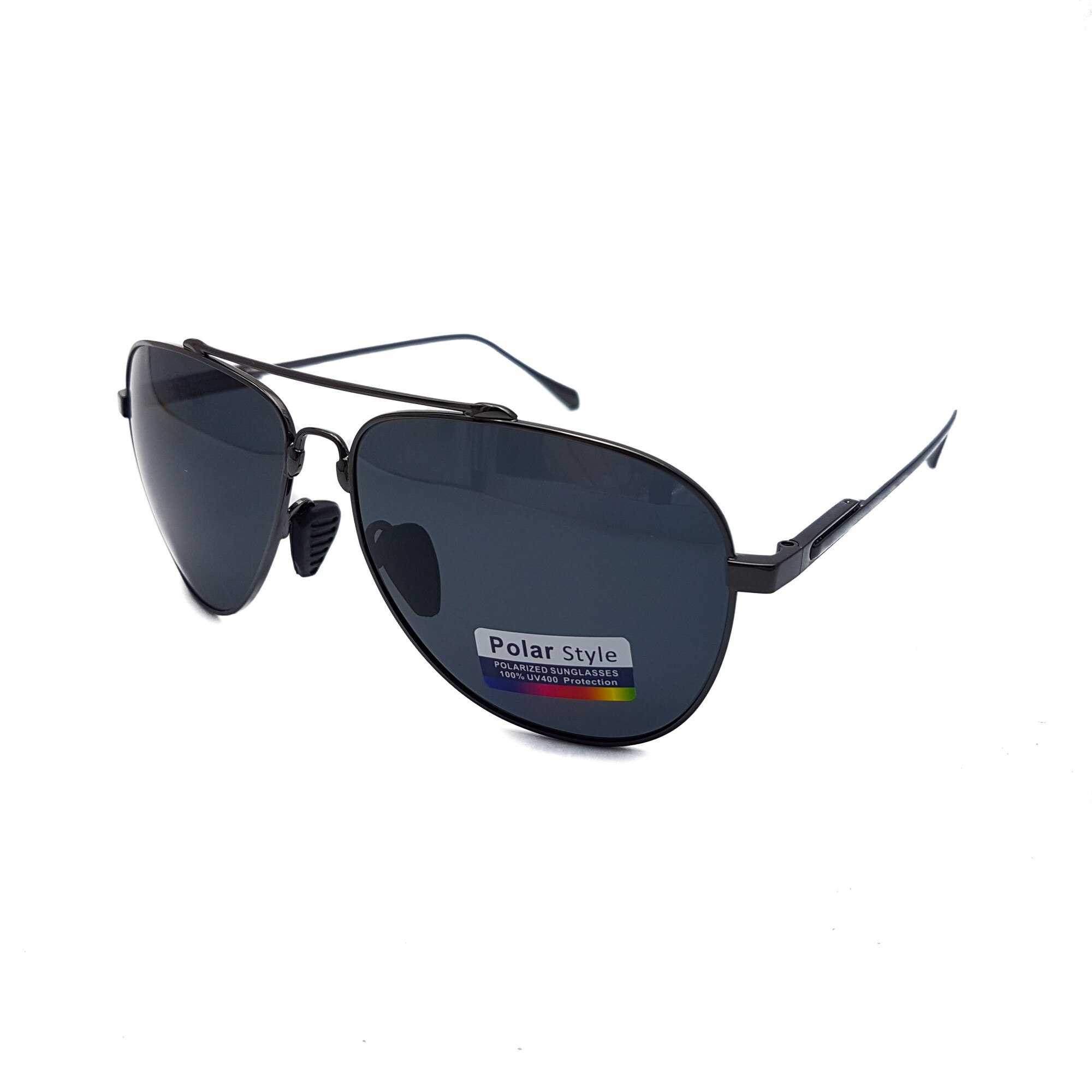 Ochelari de soare Polarizati, barbati, X588, negru-gri metalic