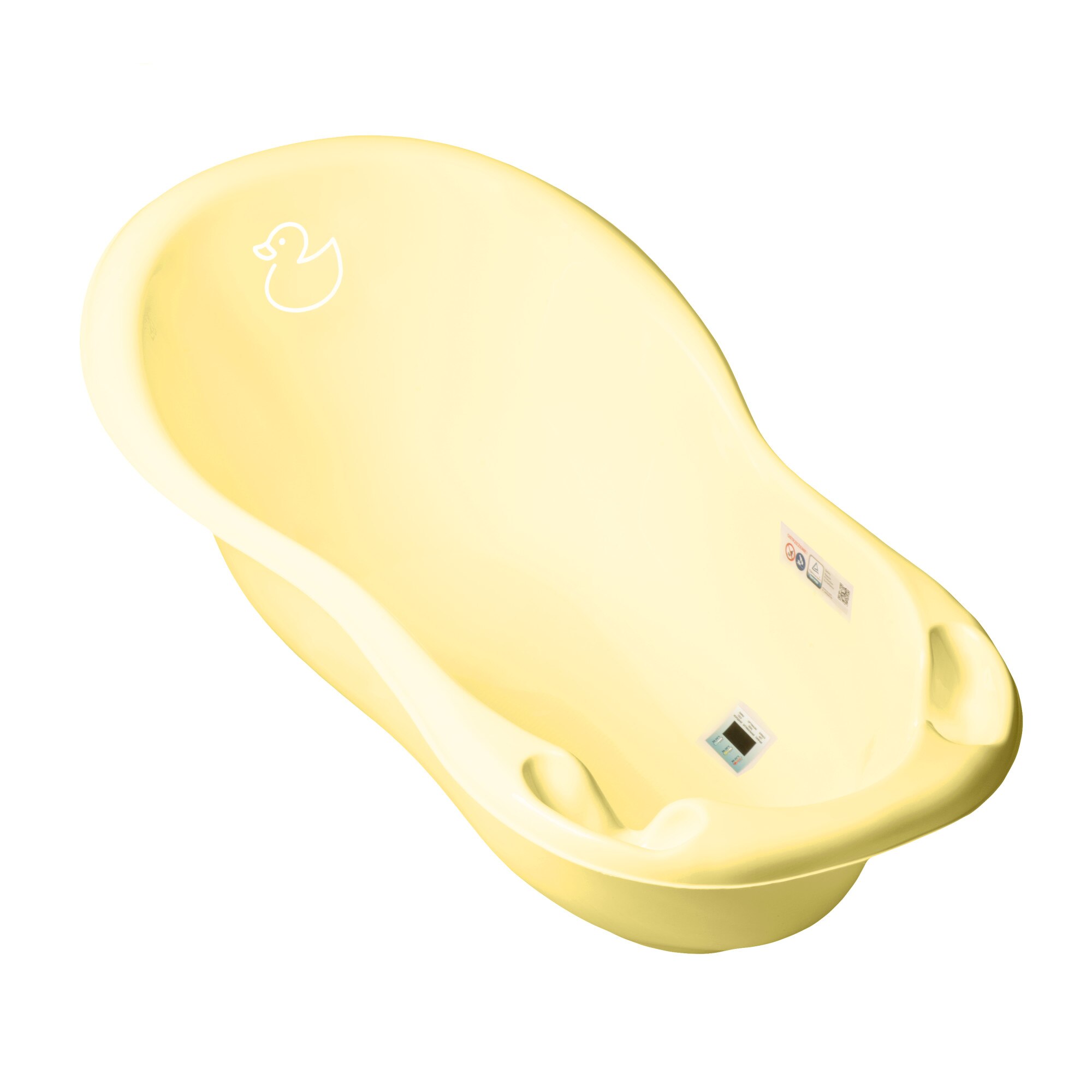 Cadita copii Galben 102 cm Duck cu senzor de temperatura DK 005