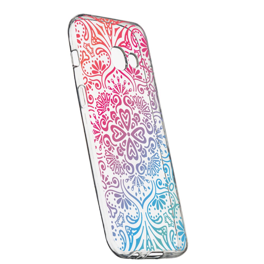 Husa Silicon, Transparent, Slim, Nonfigurativ, Samsung Galaxy A5 2017