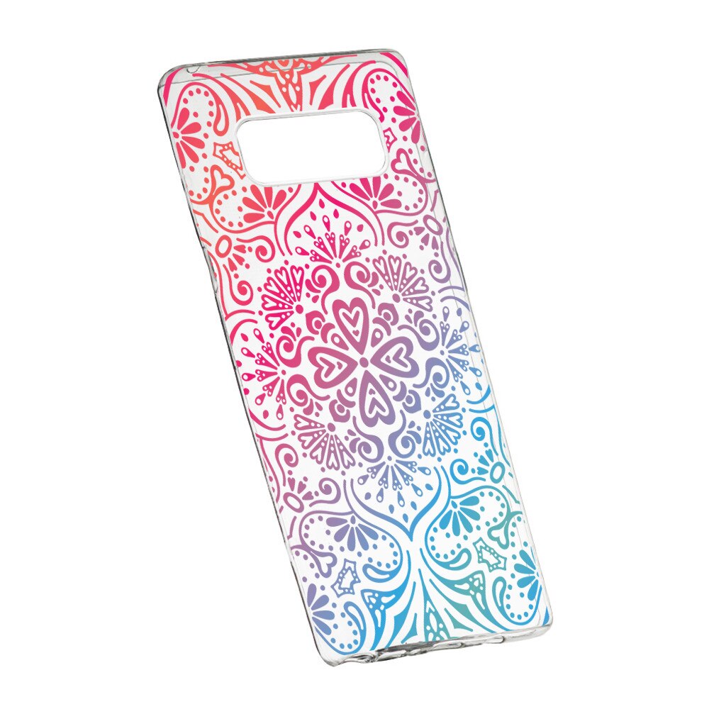 Husa Silicon, Transparent, Slim, Nonfigurativ, Samsung Galaxy Note 8