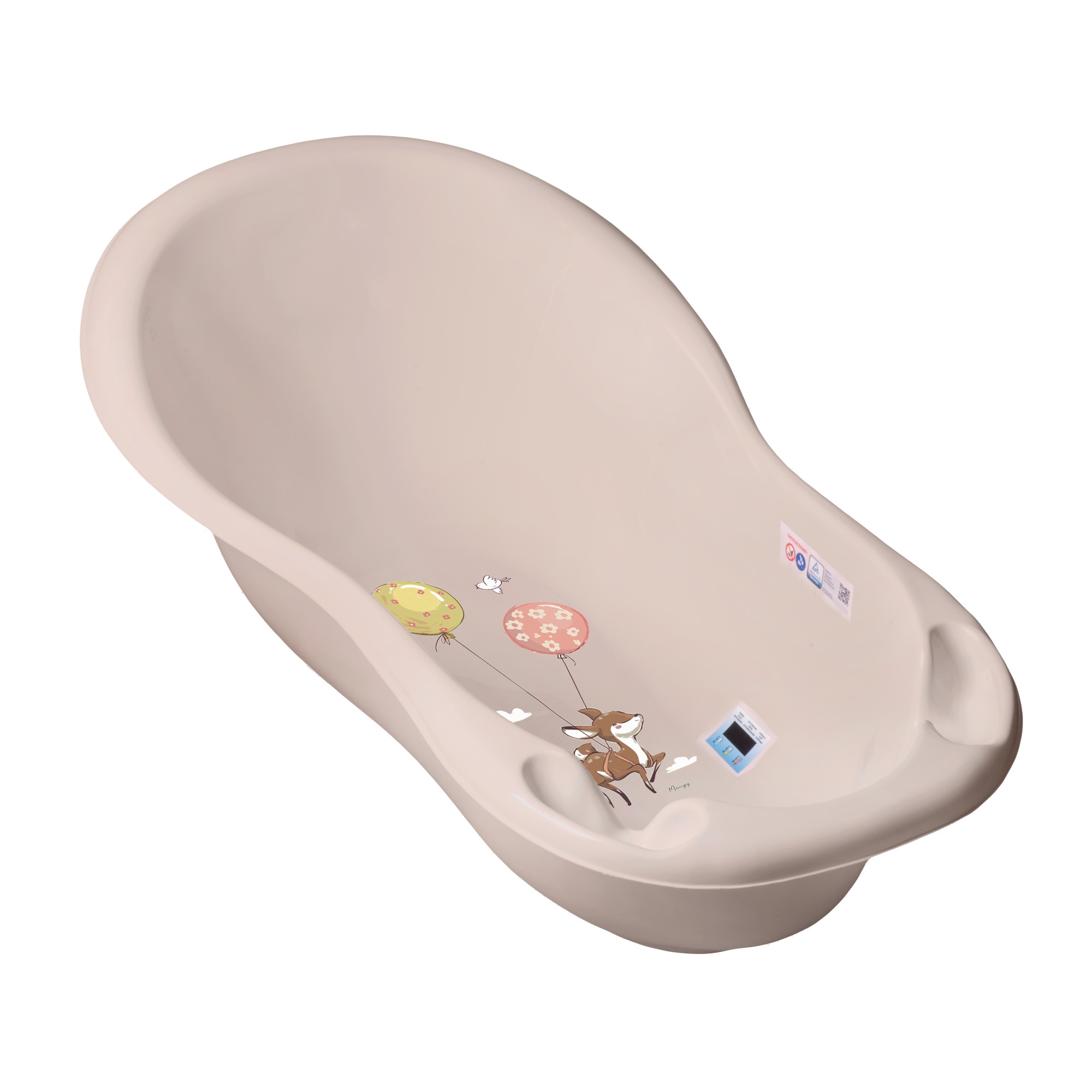 Cadita copii 86 cm Forest FaIrytail Gri cu senzor de temperatura FF-004