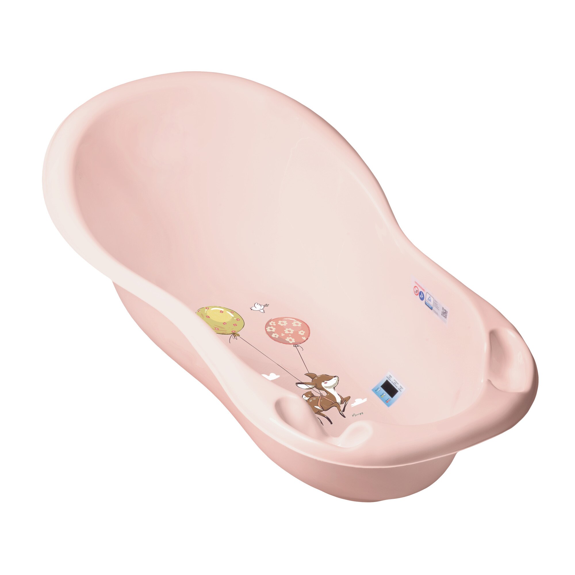 Cadita copii 86 cm Forest FaIrytail Roz cu senzor de temperatura FF-004