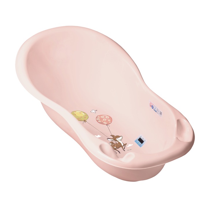 Детска вана Forest Fairytail 102см Розова със сензор за температура