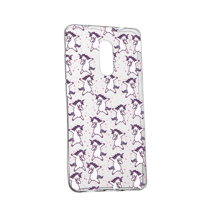 Силиконов калъф, прозрачен, тънък, еднорог, Asus Zenfone 3 LASER / ZC551KL