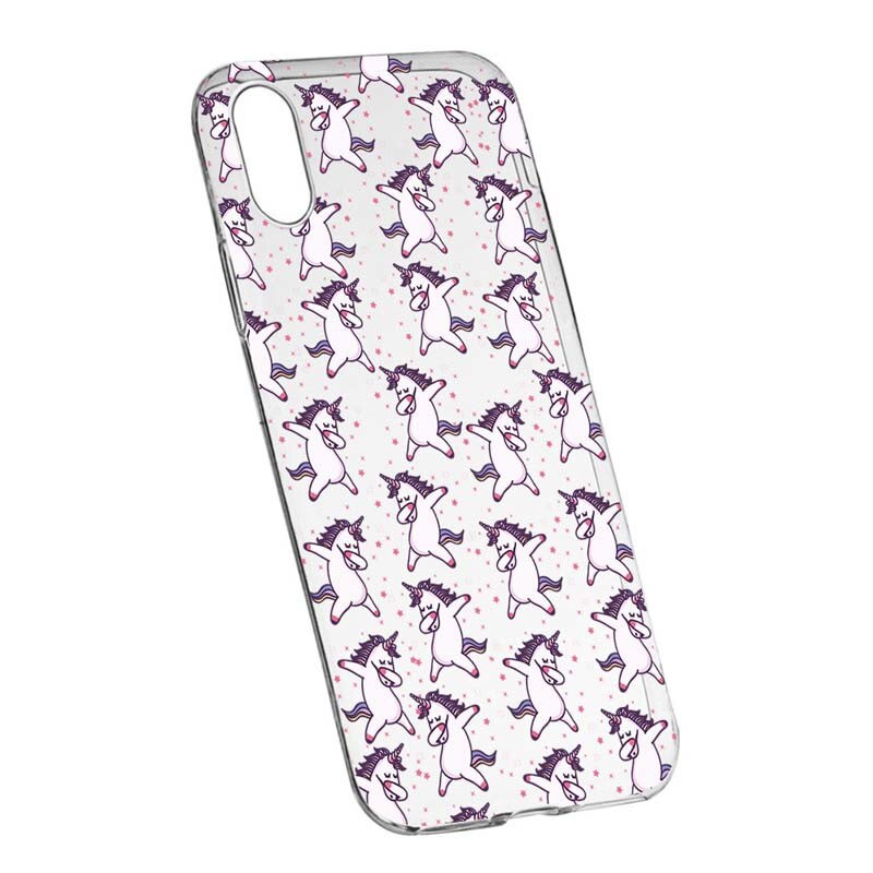 Husa Silicon, Transparent, Slim, Unicorn, Xiaomi Mi 6X / Mi A2