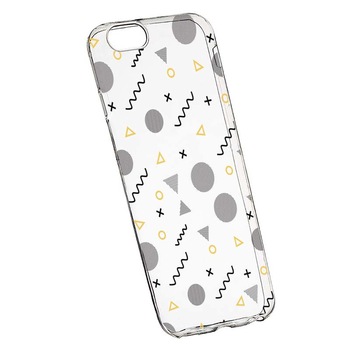 Husa Silicon, Transparent, Slim, Abstract, Apple iPhone 7 Plus / 8 Plus Husa Silicon, Transparent, Slim, Abstract, Apple iPhone 7 Plus / 8 Plus