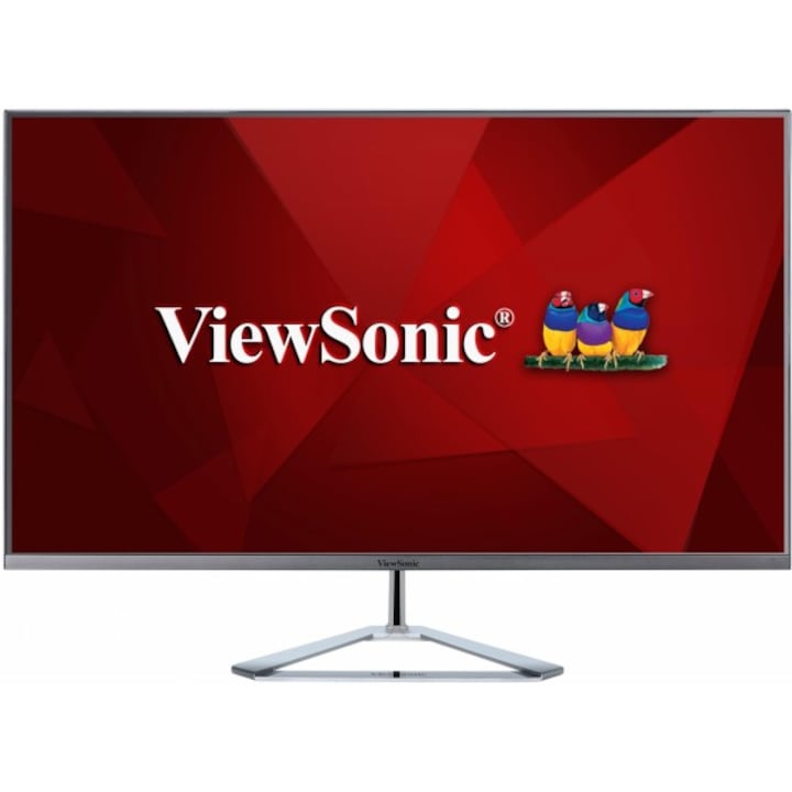 ViewSonic VX3276-2K-MHD LED IPS Monitor, 31.5", WQHD, Display Port, Ezüst