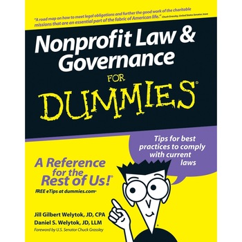 Nonprofit Law and Governance For Dummies de Jill Gilbert Welytok Nonprofit Law and Governance For Dummies de Jill Gilbert Welytok