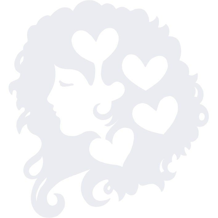 Femeia artistica - Sticker Decorativ - Alb polar - 83 x 89 cm