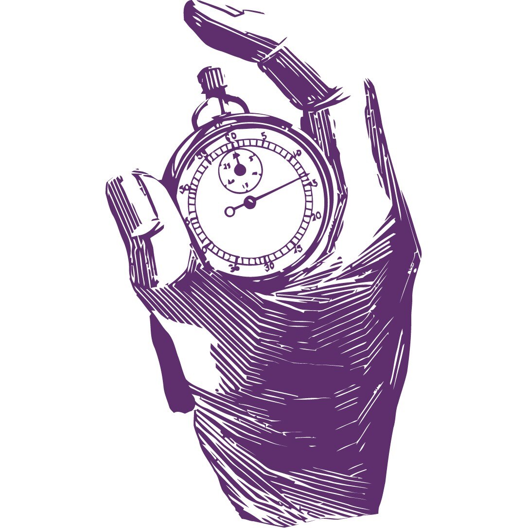 Timpul - Sticker Decorativ - Indigo - 83 x 138 cm