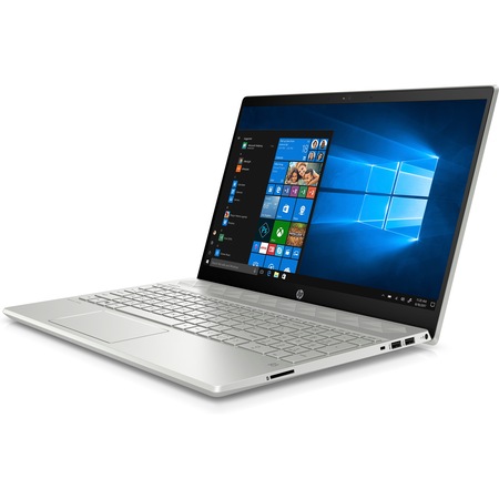 Laptop HP Pavilion 15-cs1008nq cu procesor Intel® Core™ i5-8265U pana la 3.90 GHz, Whiskey Lake, 15.6", Full HD, 6GB, 1TB, NVIDIA® GeForce® MX130 2GB, Microsoft Windows 10, Silver