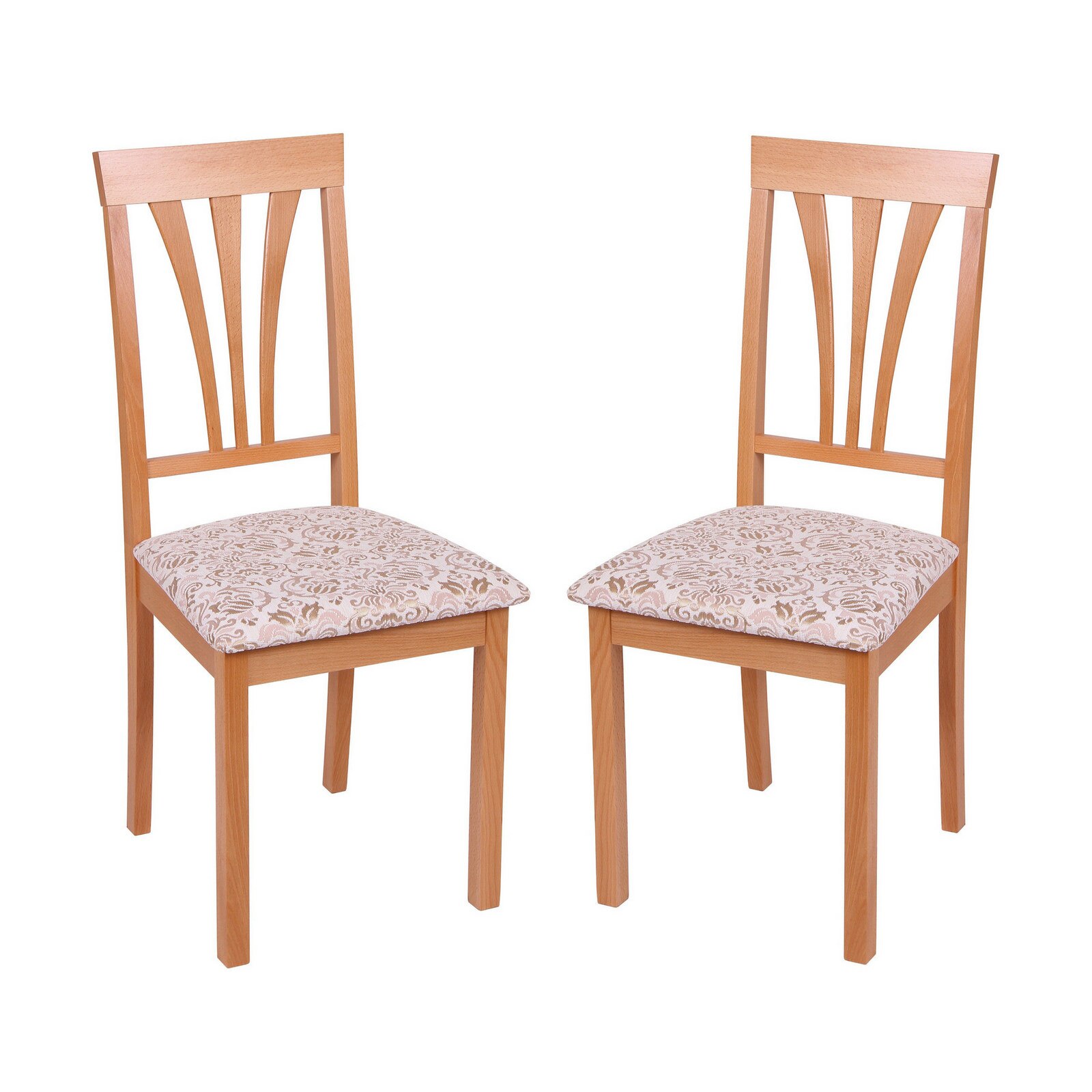 Set 2 scaune de bucatarie NIKA 7, Lemn, Beech/Regent 02