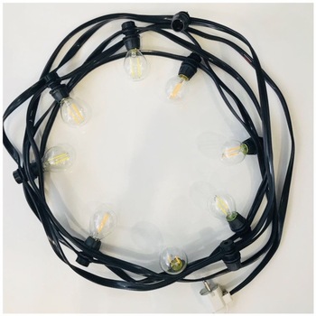 Ghirlande Luminoase, cu Bec Led Edison, Lumina Calda, lungime 10 m, cu 10 Leduri. Ghirlande Luminoase, cu Bec Led Edison, Lumina Calda, lungime 10 m, cu 10 Leduri.