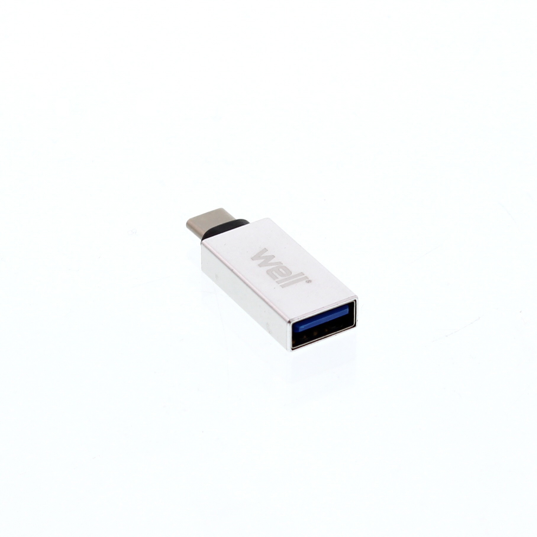 Adaptor OTG USB 3.0 mama la USB Type-C (USB - USB tip C), carcasa aluminiu Well