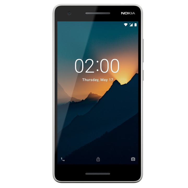 Telefon mobil Nokia 2.1 (2018), Dual SIM, 8GB, 4G, Grey Silver