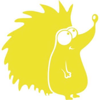 Animalute - arici - Sticker Decorativ - Lemon - 115 x 119 cm Animalute - arici - Sticker Decorativ - Lemon - 115 x 119 cm