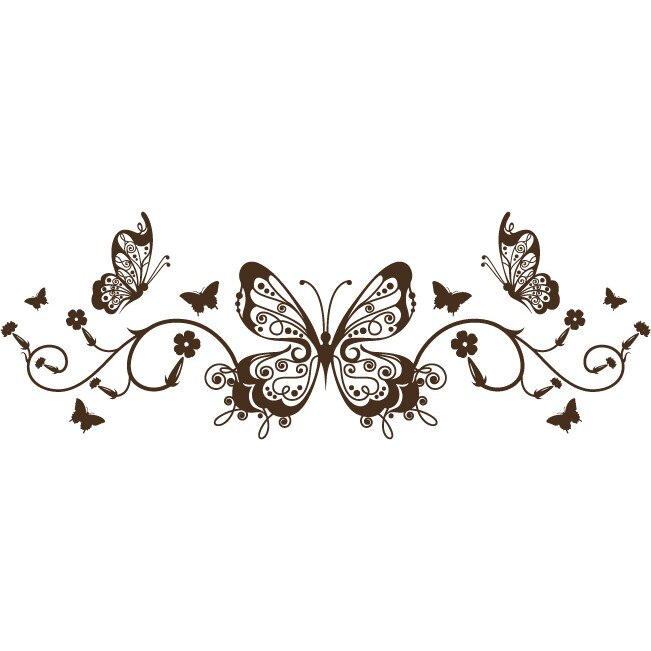 Regina fluturilor - Sticker Decorativ - Choco - 200 x 70 cm