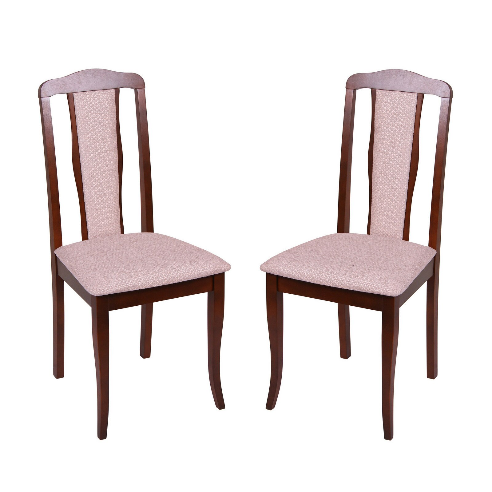 Set 2 scaune de bucatarie SEVILLA, Lemn, Nut/Regent plain 03
