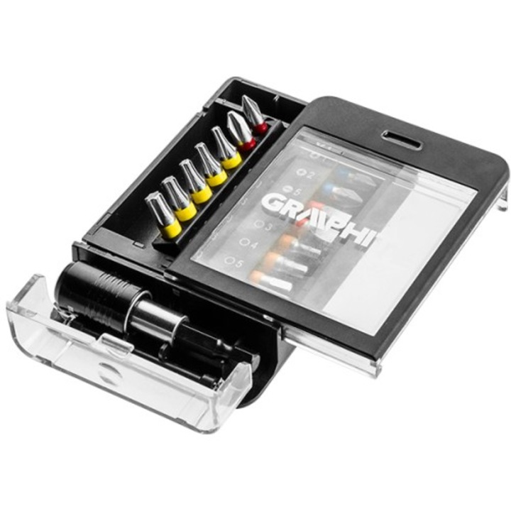 Set biti cu adaptor Graphite