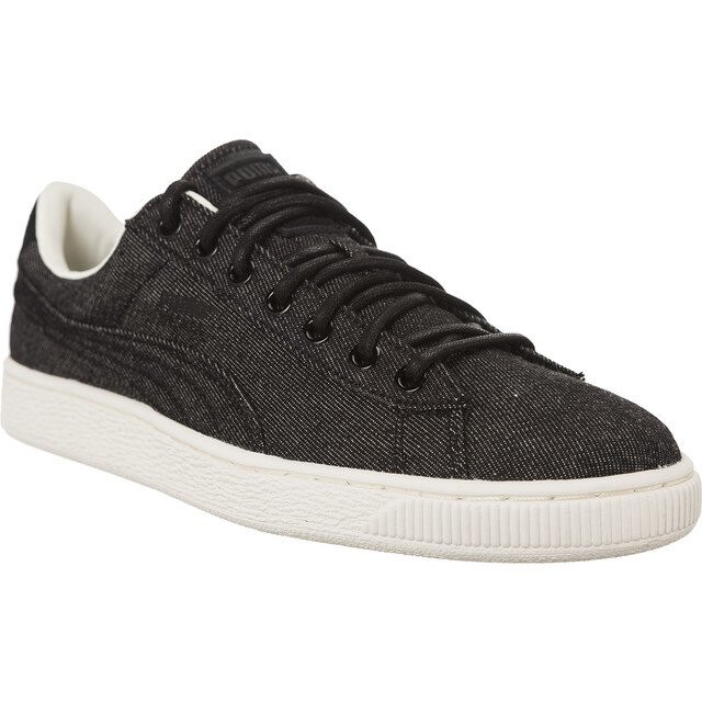 Puma, Pantofi sport din material textil, Negru, 42.5