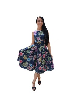 rochie rafinata de vara fara maneca si clos dubludampj exclusivealbastru38 eu imagen 22_1_
0