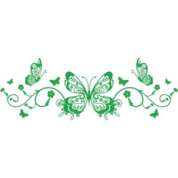 Regina fluturilor - Sticker Decorativ - Verde - 200 x 70 cm Regina fluturilor - Sticker Decorativ - Verde - 200 x 70 cm