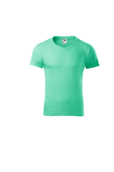 Malfini férfi póló, Slim Fit, pamut, zöld, Zöld, 3XL