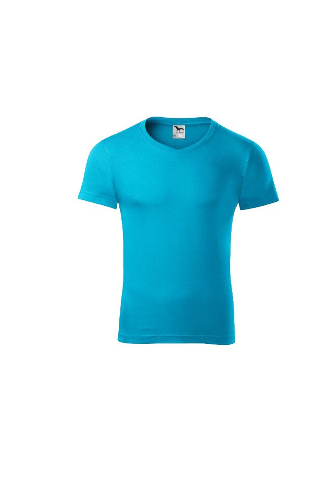 Tricou barbati Malfini, Slim Fit, bumbac, turcoaz