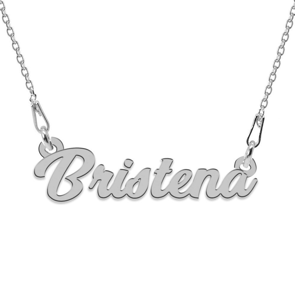 Colier Argint, Nume Bristena, BijouxMAG, 45 cm
