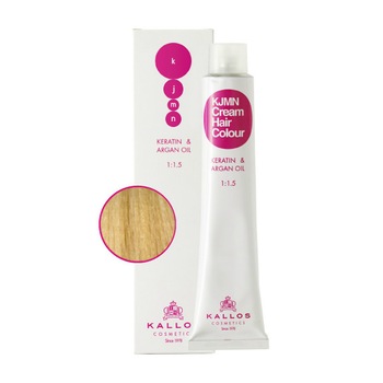 Vopsea de par profesionala KJMN Kallos 100ml nr.11.0 extra blond foarte deschis Vopsea de par profesionala KJMN Kallos 100ml nr.11.0 extra blond foarte deschis
